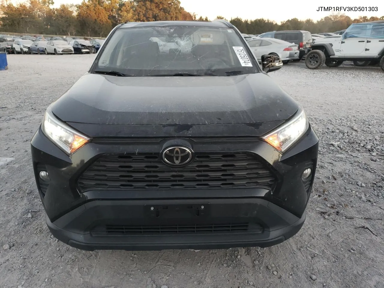 JTMP1RFV3KD501303 2019 Toyota Rav4 Xle