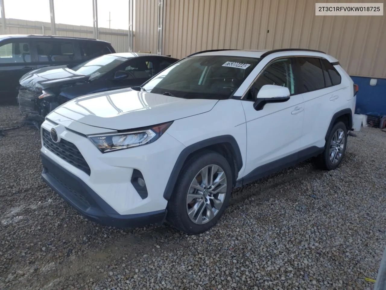 2019 Toyota Rav4 Xle Premium VIN: 2T3C1RFV0KW018725 Lot: 75300444