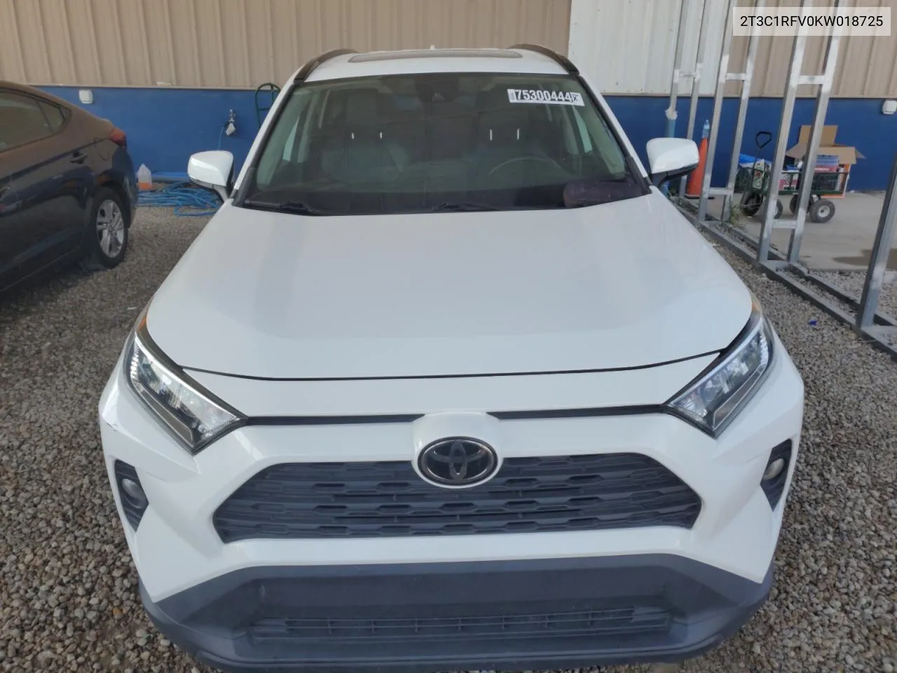 2019 Toyota Rav4 Xle Premium VIN: 2T3C1RFV0KW018725 Lot: 75300444