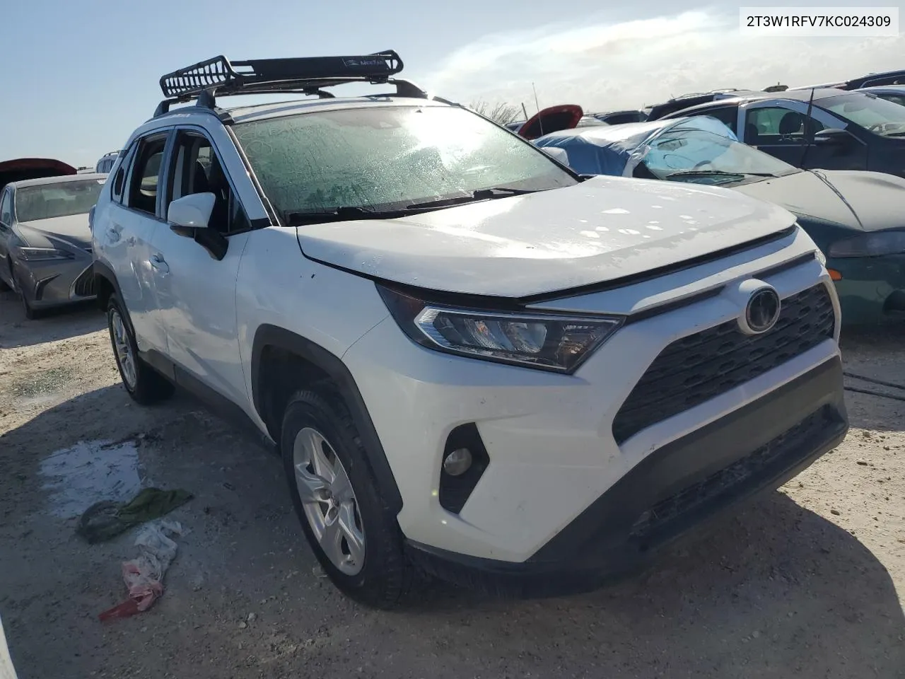 2019 Toyota Rav4 Xle VIN: 2T3W1RFV7KC024309 Lot: 75423774