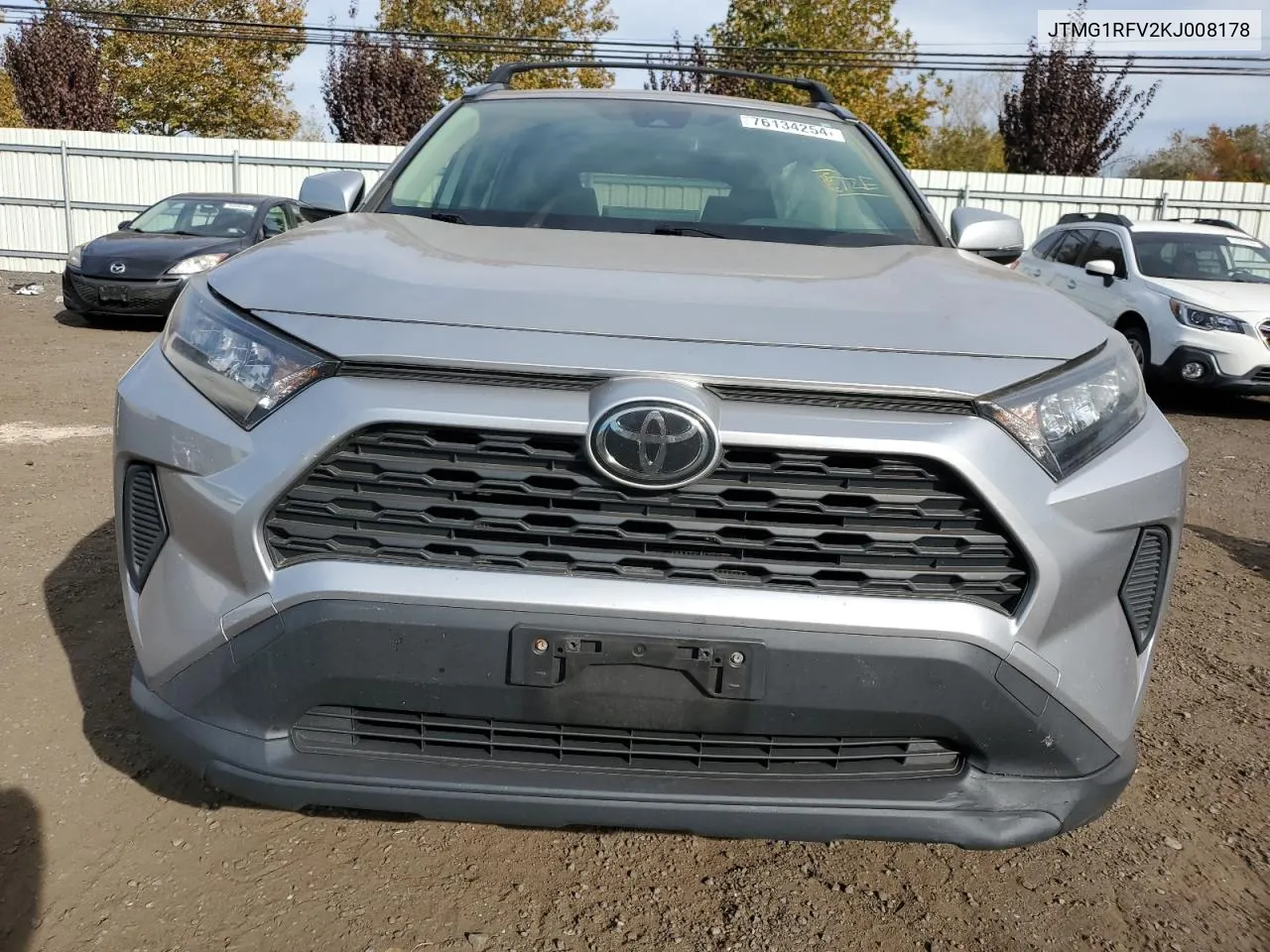 2019 Toyota Rav4 Le VIN: JTMG1RFV2KJ008178 Lot: 76134254