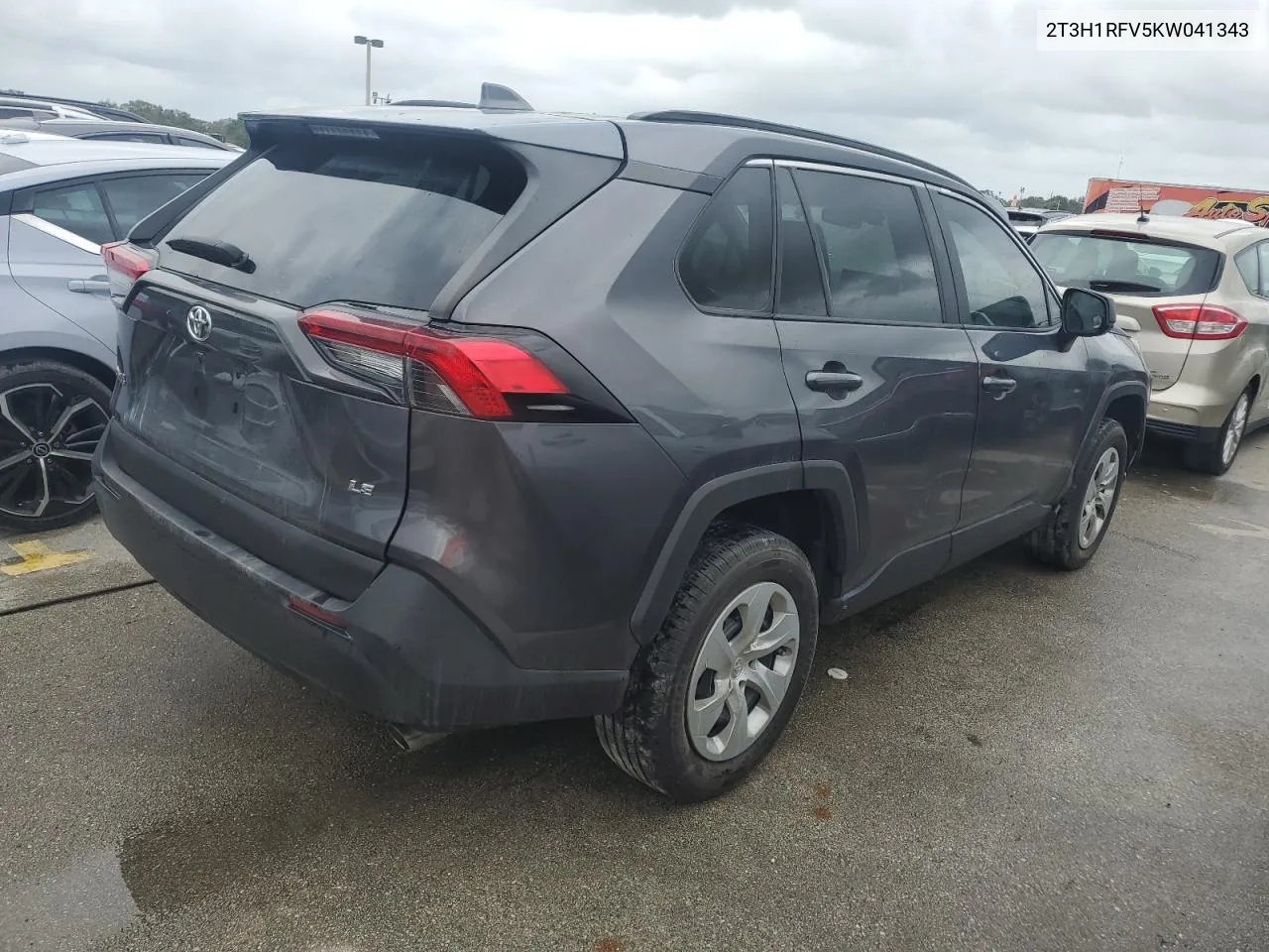 2019 Toyota Rav4 Le VIN: 2T3H1RFV5KW041343 Lot: 76345354