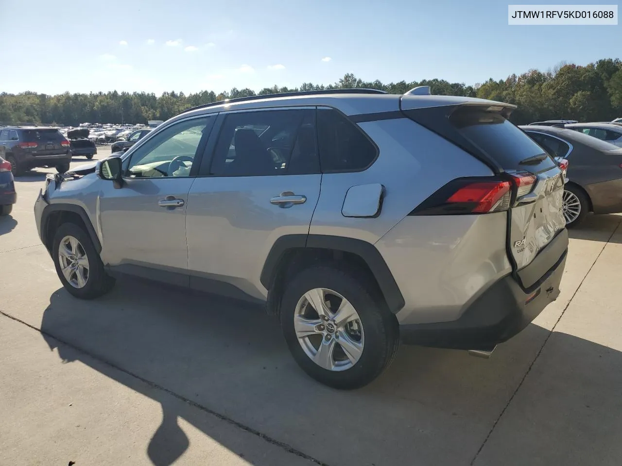 2019 Toyota Rav4 Xle VIN: JTMW1RFV5KD016088 Lot: 76685384