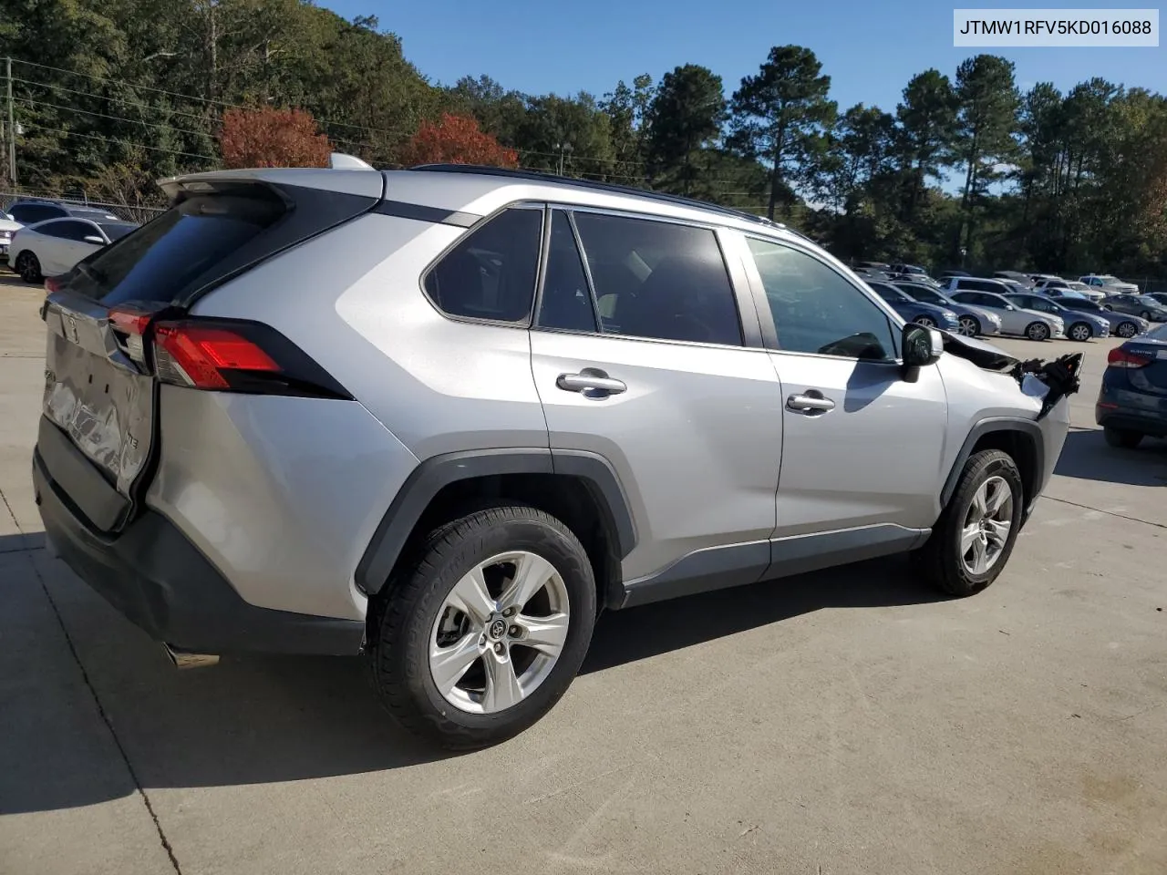 2019 Toyota Rav4 Xle VIN: JTMW1RFV5KD016088 Lot: 76685384