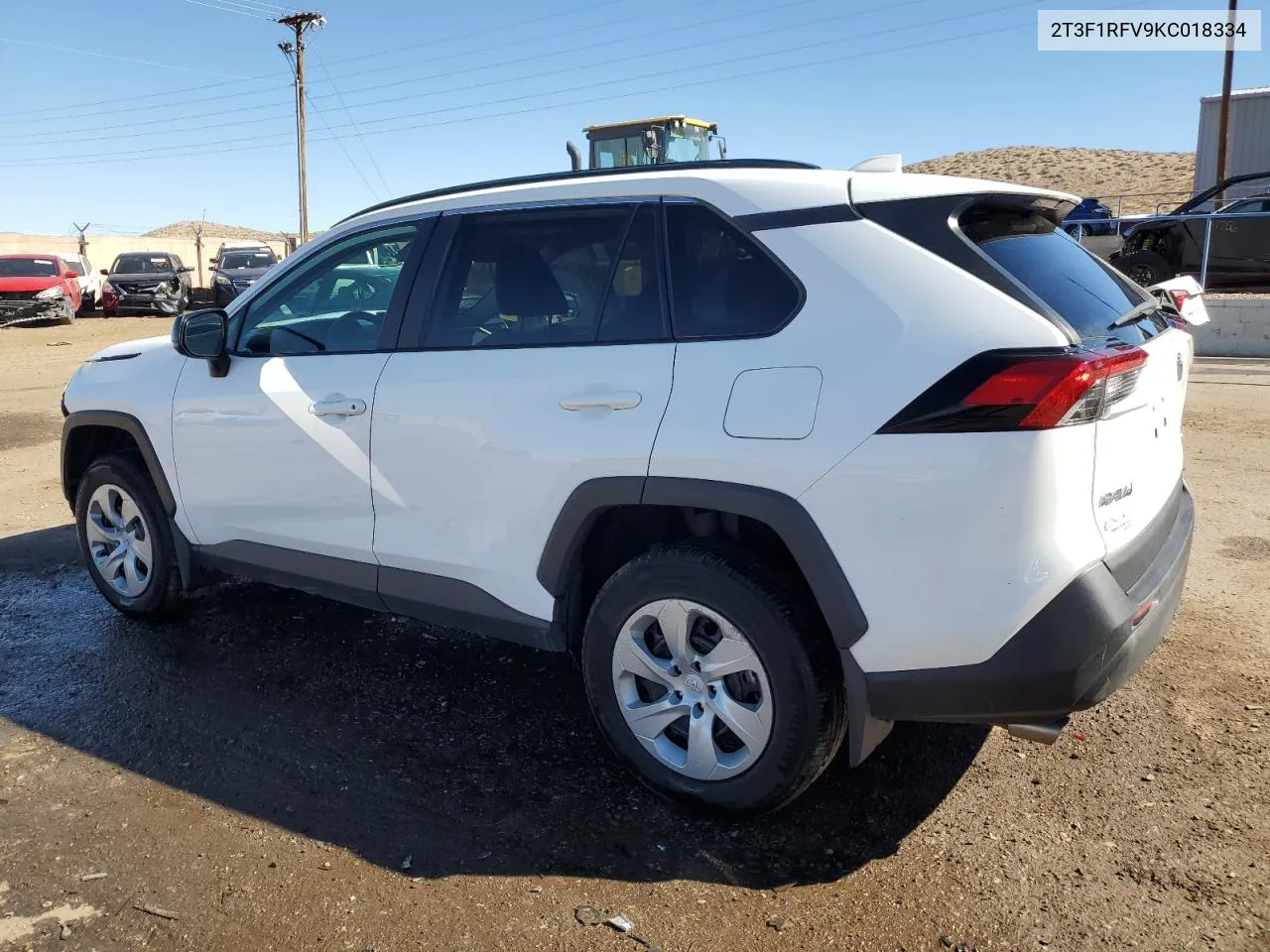 2019 Toyota Rav4 Le VIN: 2T3F1RFV9KC018334 Lot: 76705054