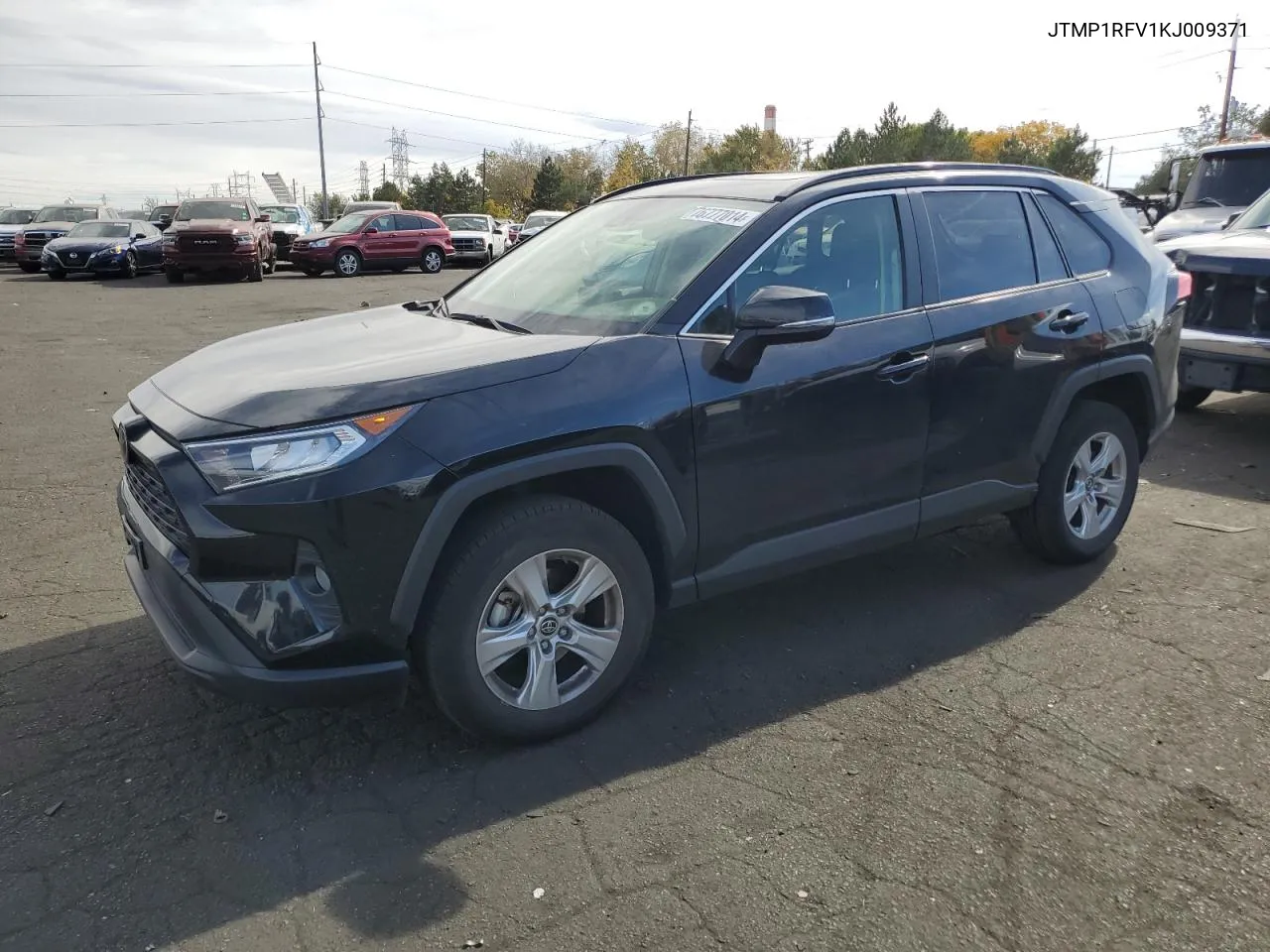 2019 Toyota Rav4 Xle VIN: JTMP1RFV1KJ009371 Lot: 76777014