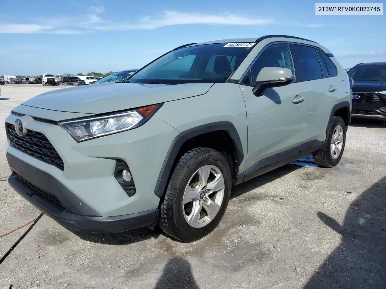 2019 Toyota Rav4 Xle VIN: 2T3W1RFV0KC023745 Lot: 76875564