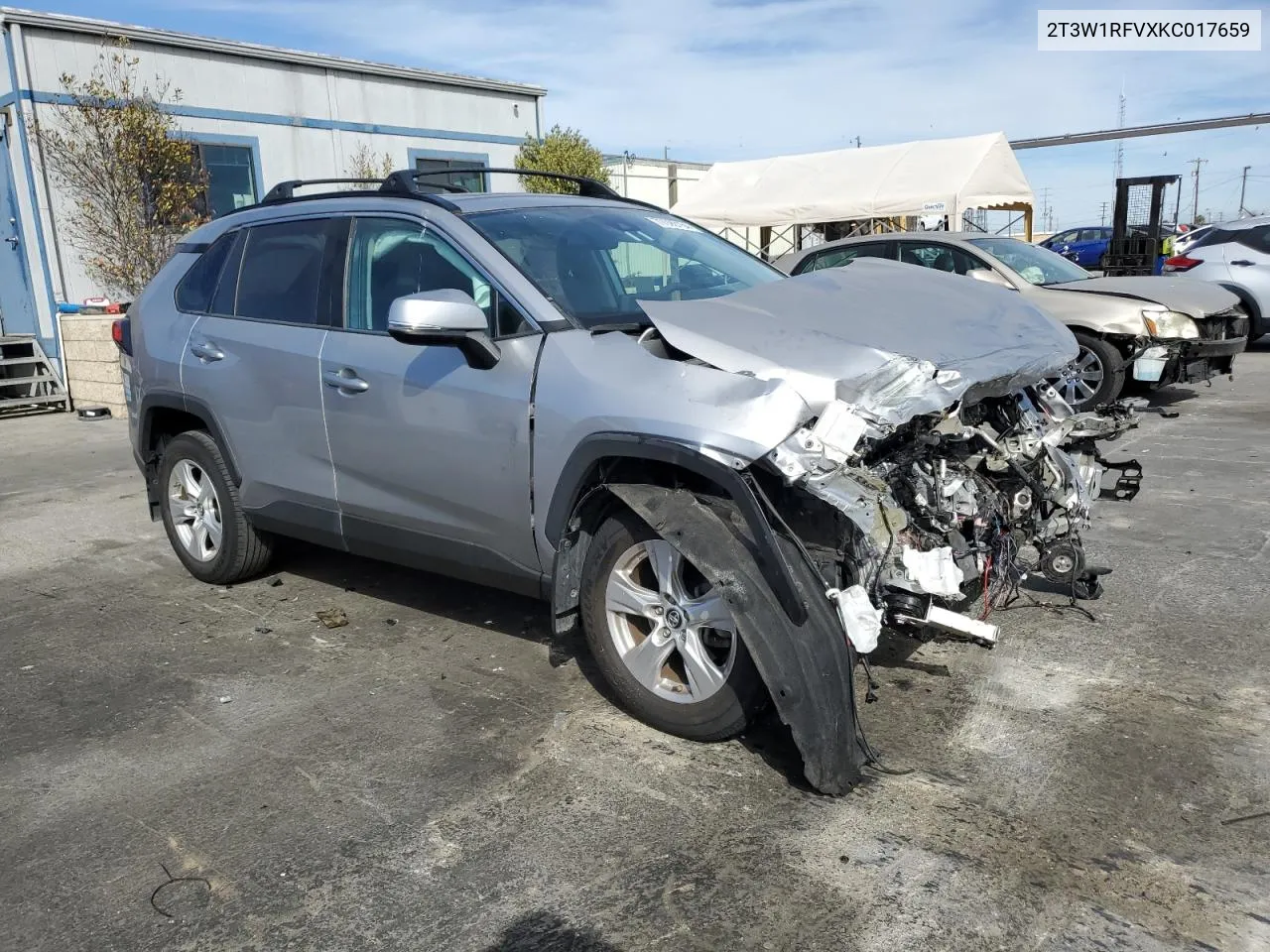 2T3W1RFVXKC017659 2019 Toyota Rav4 Xle