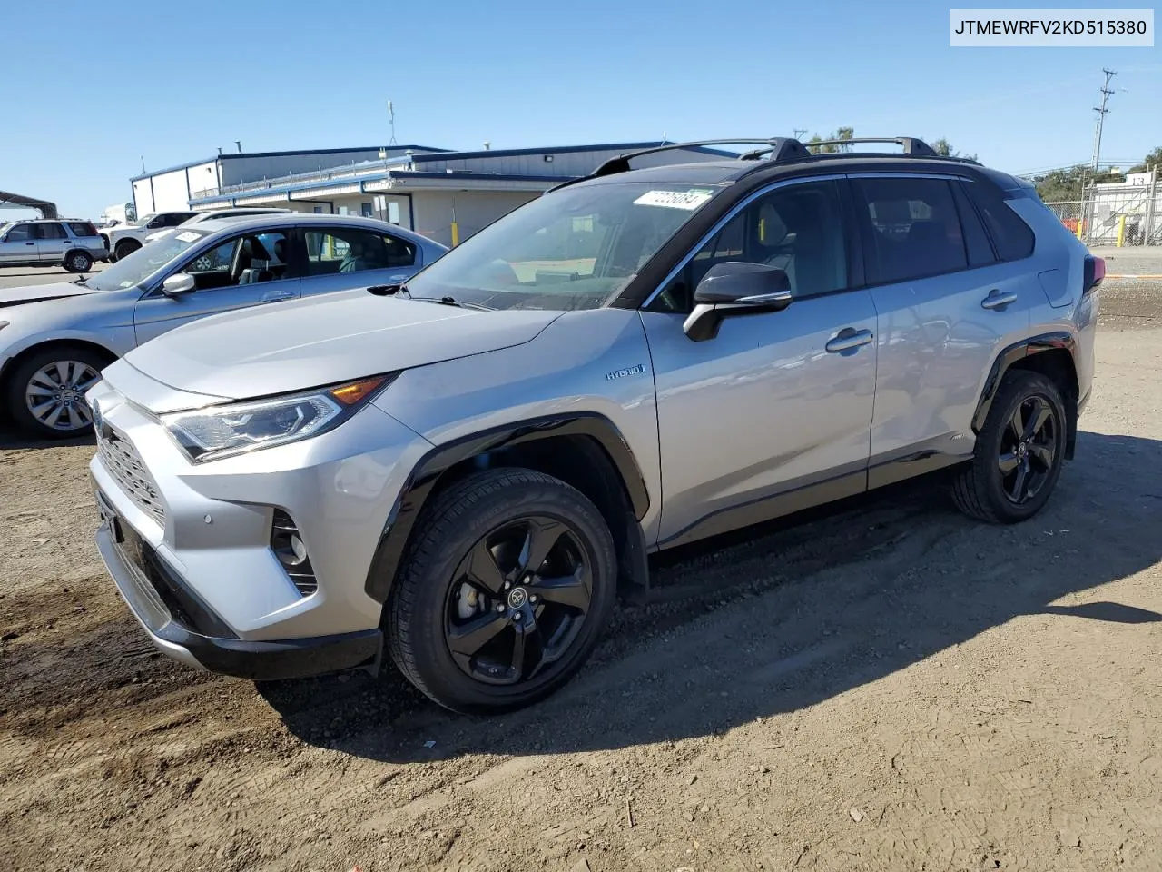 2019 Toyota Rav4 Xse VIN: JTMEWRFV2KD515380 Lot: 77225084