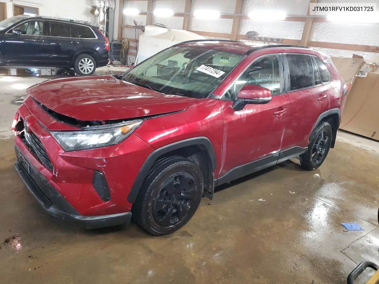 JTMG1RFV1KD031725 2019 Toyota Rav4 Le