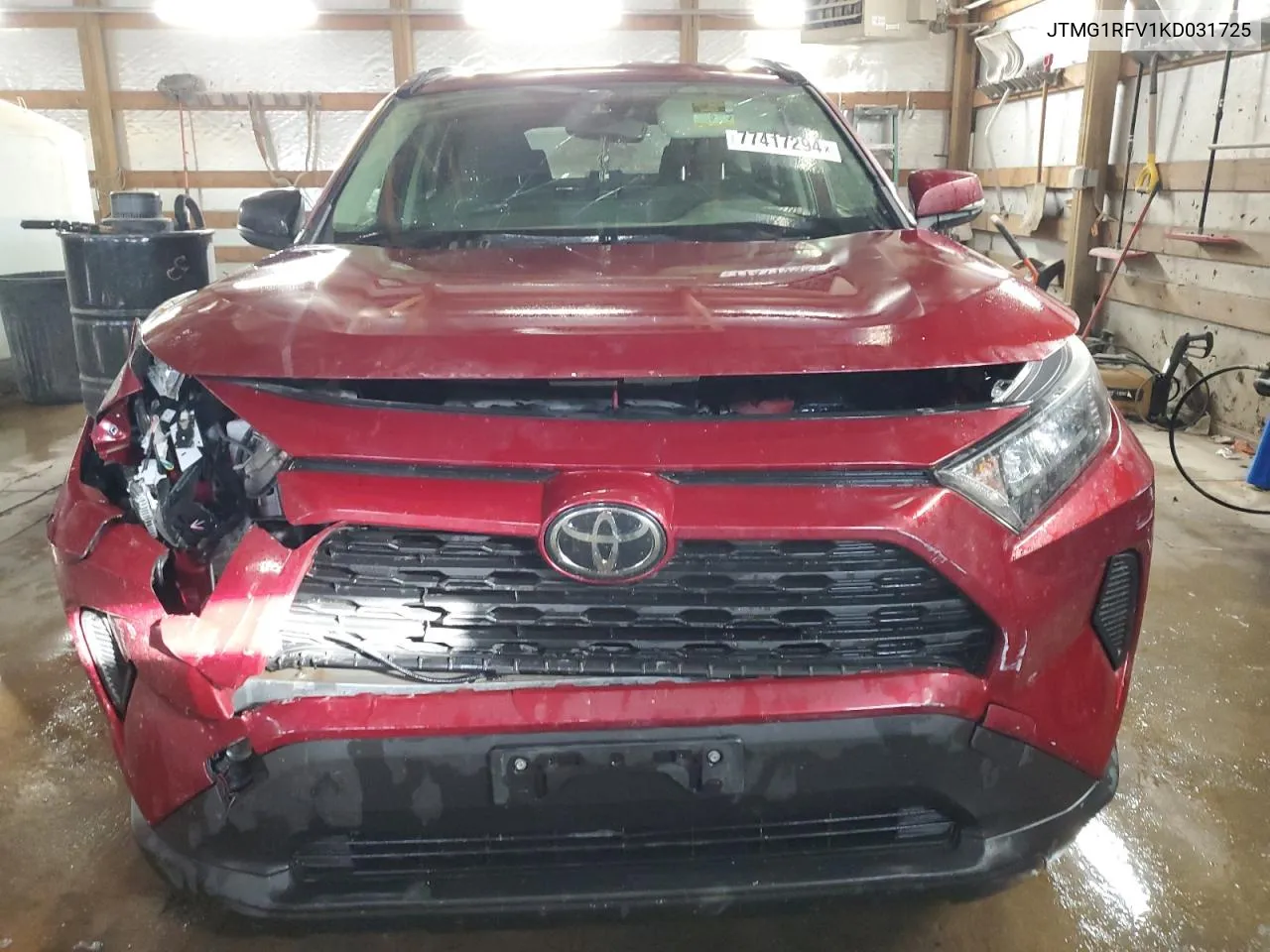 JTMG1RFV1KD031725 2019 Toyota Rav4 Le