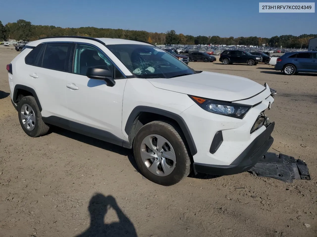 2019 Toyota Rav4 Le VIN: 2T3H1RFV7KC024349 Lot: 77474894