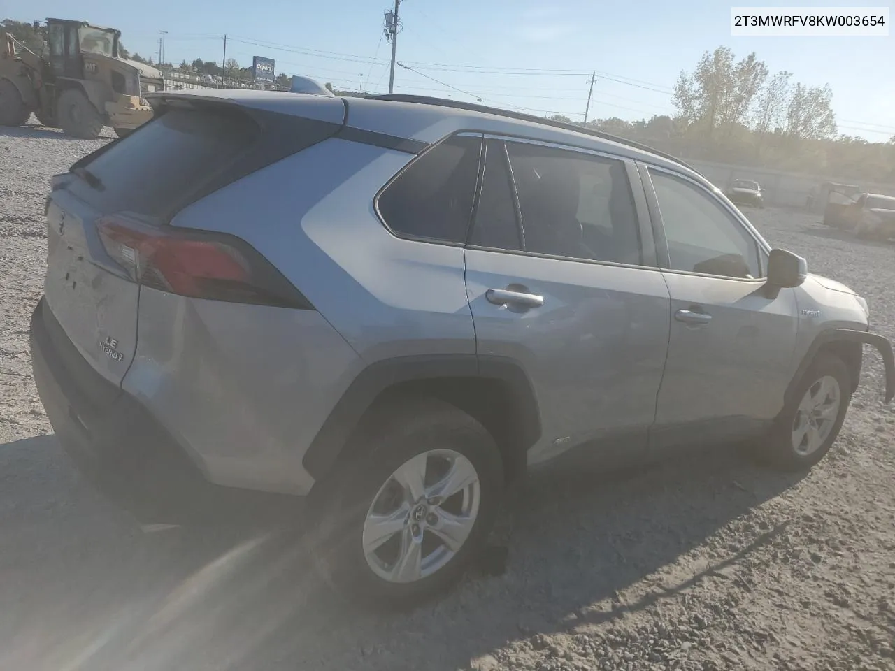 2019 Toyota Rav4 Le VIN: 2T3MWRFV8KW003654 Lot: 77554644