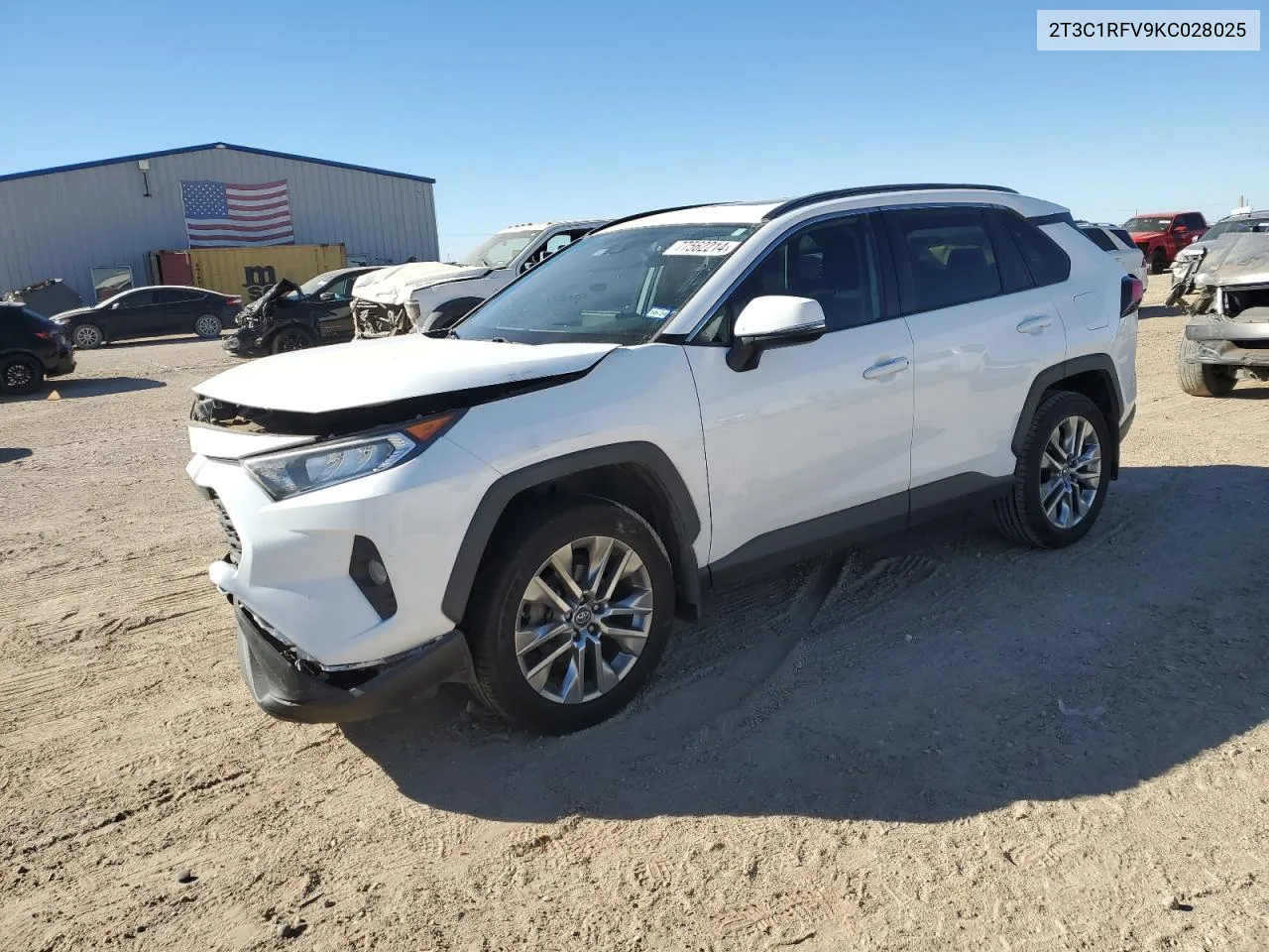 2019 Toyota Rav4 Xle Premium VIN: 2T3C1RFV9KC028025 Lot: 77562214