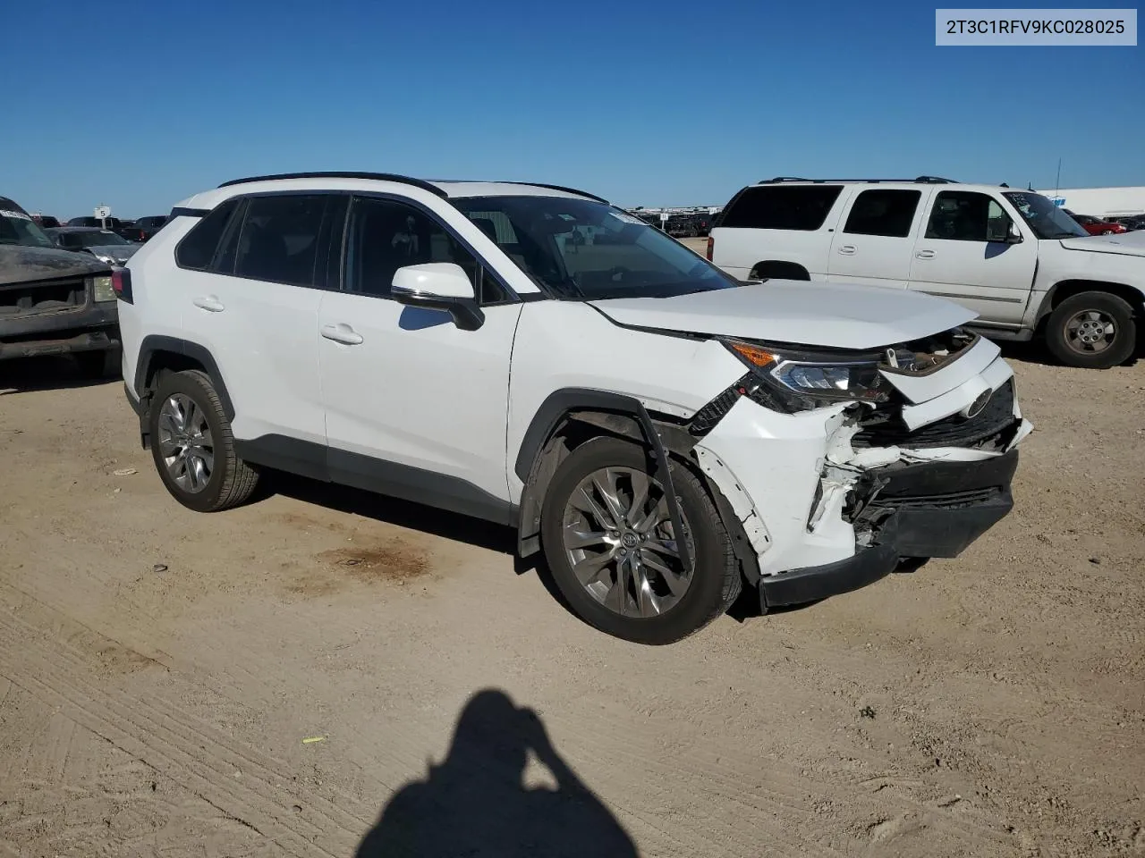 2019 Toyota Rav4 Xle Premium VIN: 2T3C1RFV9KC028025 Lot: 77562214