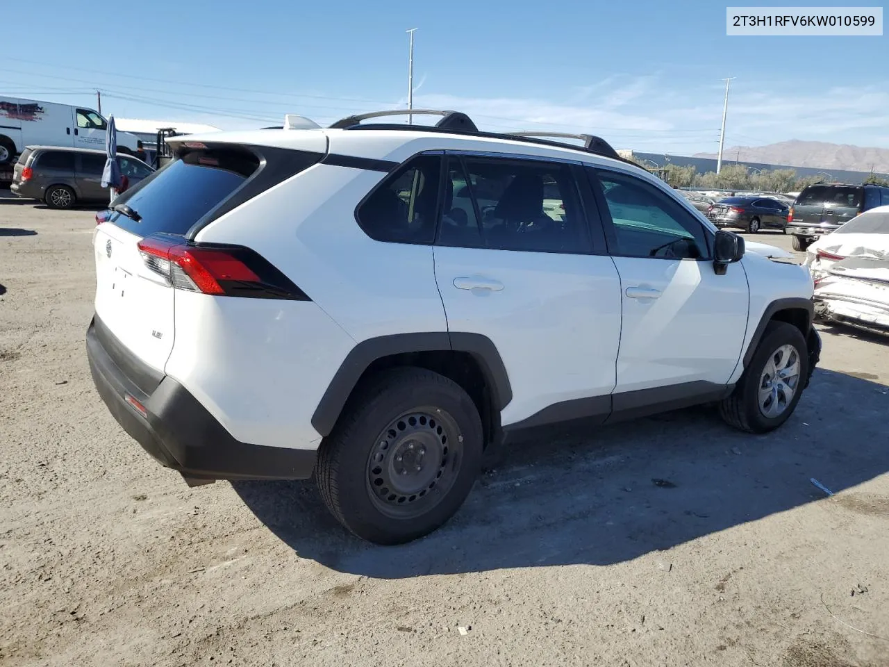 2019 Toyota Rav4 Le VIN: 2T3H1RFV6KW010599 Lot: 77777354