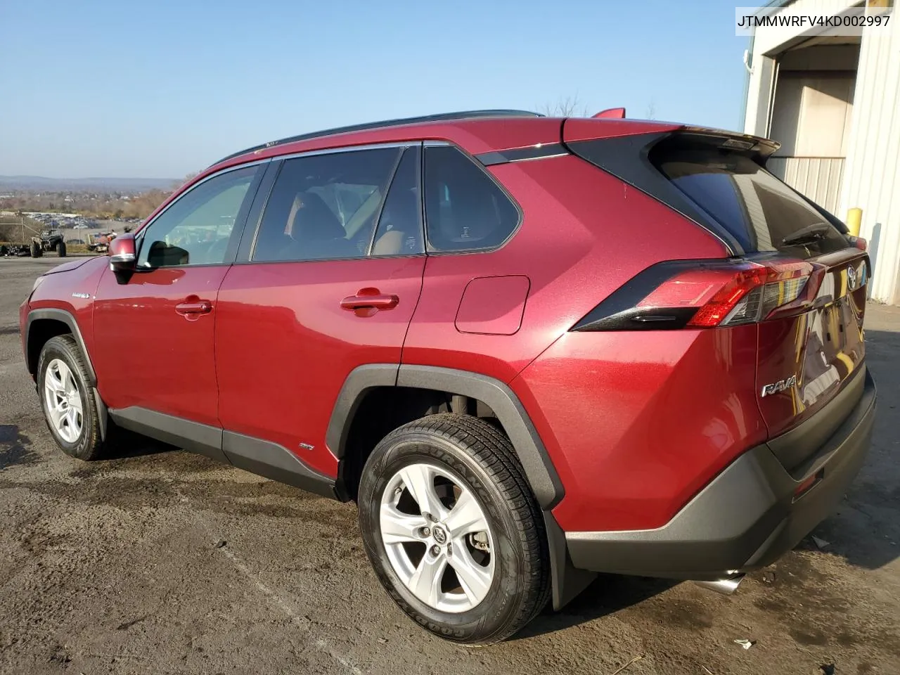 2019 Toyota Rav4 Le VIN: JTMMWRFV4KD002997 Lot: 77993694