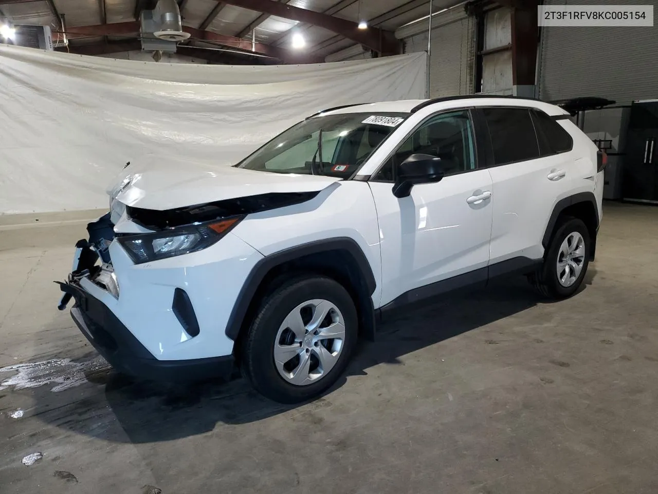 2019 Toyota Rav4 Le VIN: 2T3F1RFV8KC005154 Lot: 78091804