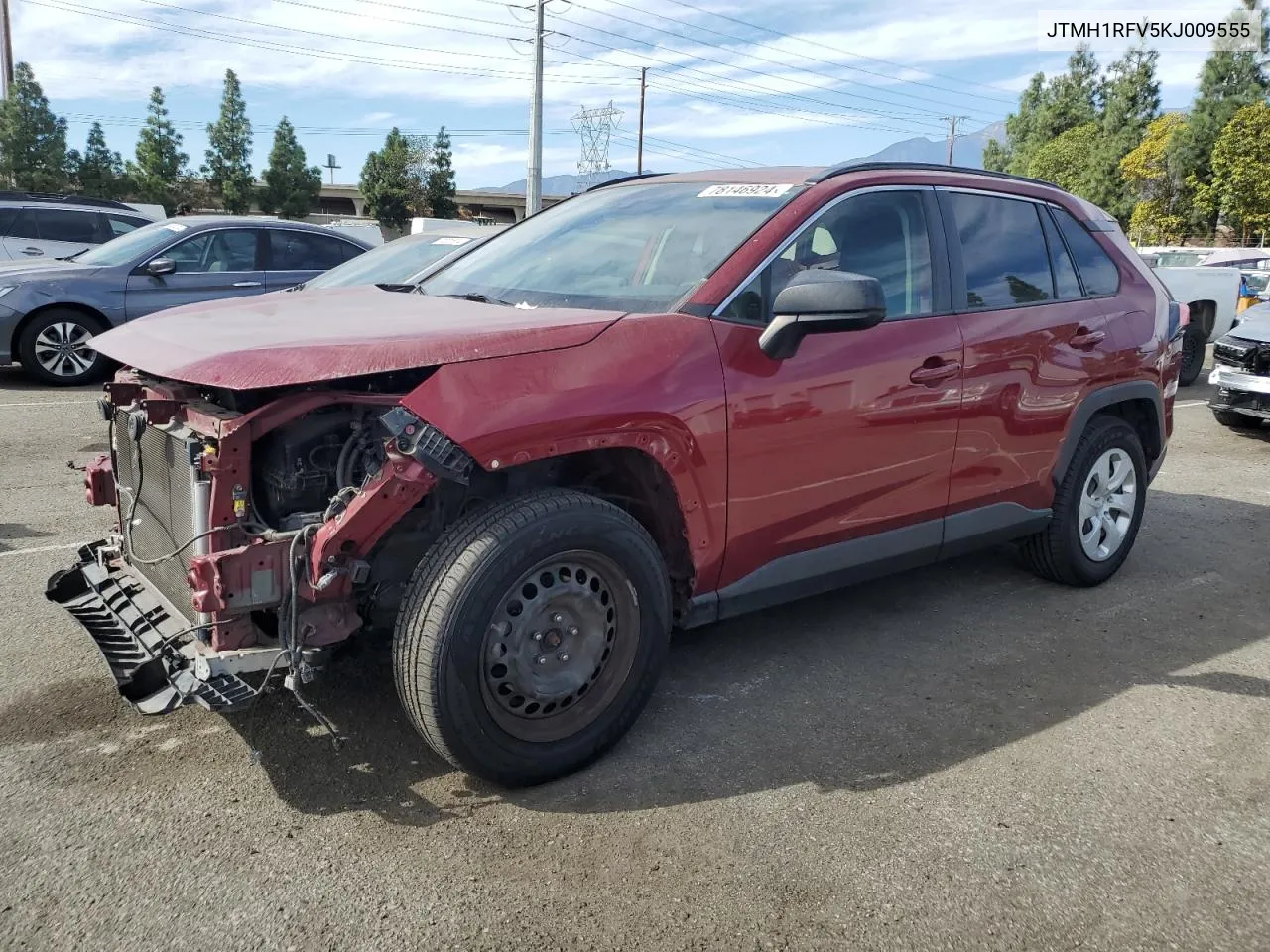 2019 Toyota Rav4 Le VIN: JTMH1RFV5KJ009555 Lot: 78146924