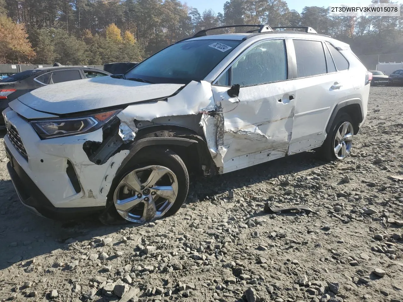 2019 Toyota Rav4 Limited VIN: 2T3DWRFV3KW015078 Lot: 78210334