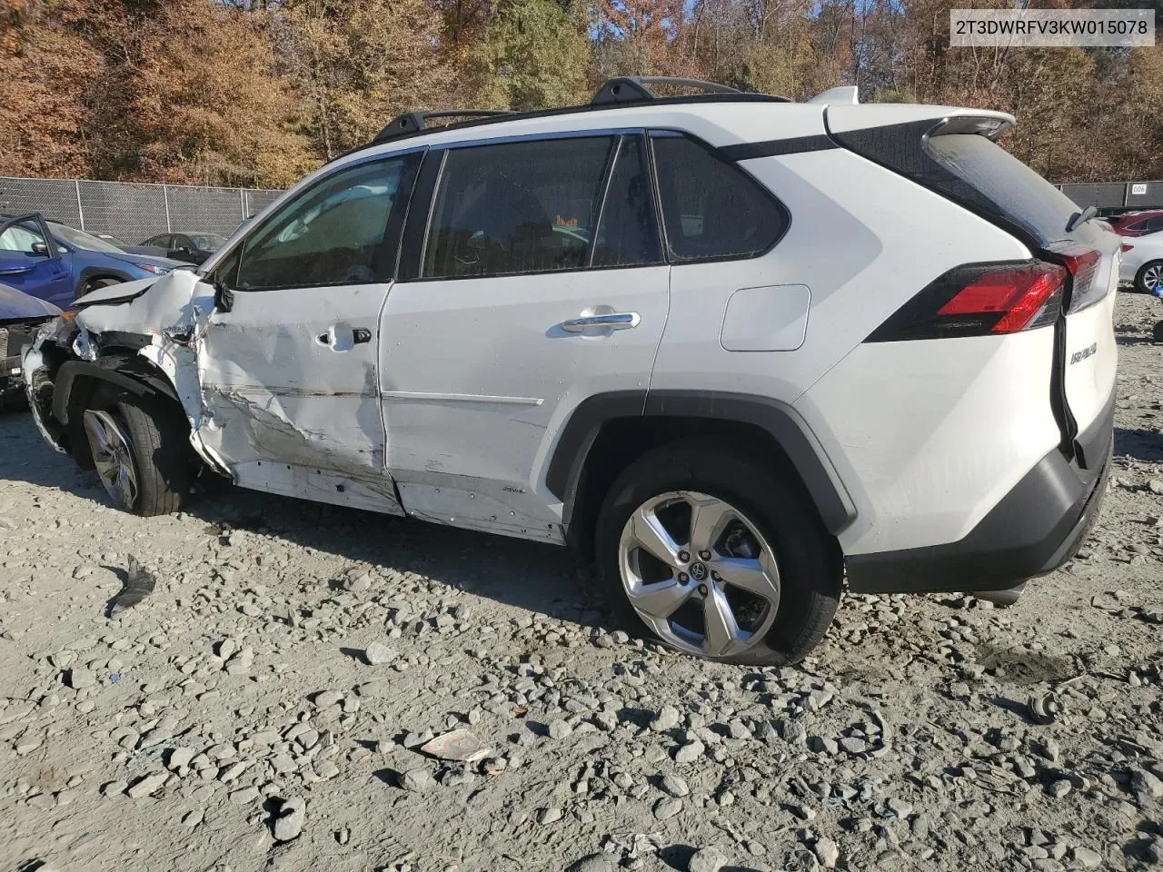 2019 Toyota Rav4 Limited VIN: 2T3DWRFV3KW015078 Lot: 78210334