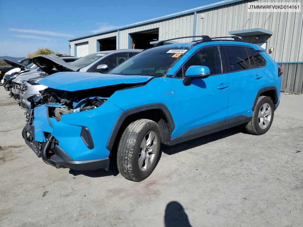 2019 Toyota Rav4 Le VIN: JTMMWRFV0KD014161 Lot: 78364834