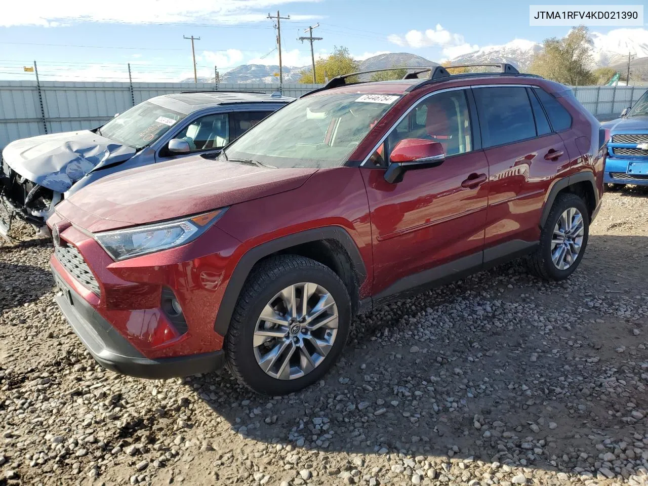 2019 Toyota Rav4 Xle Premium VIN: JTMA1RFV4KD021390 Lot: 78446754