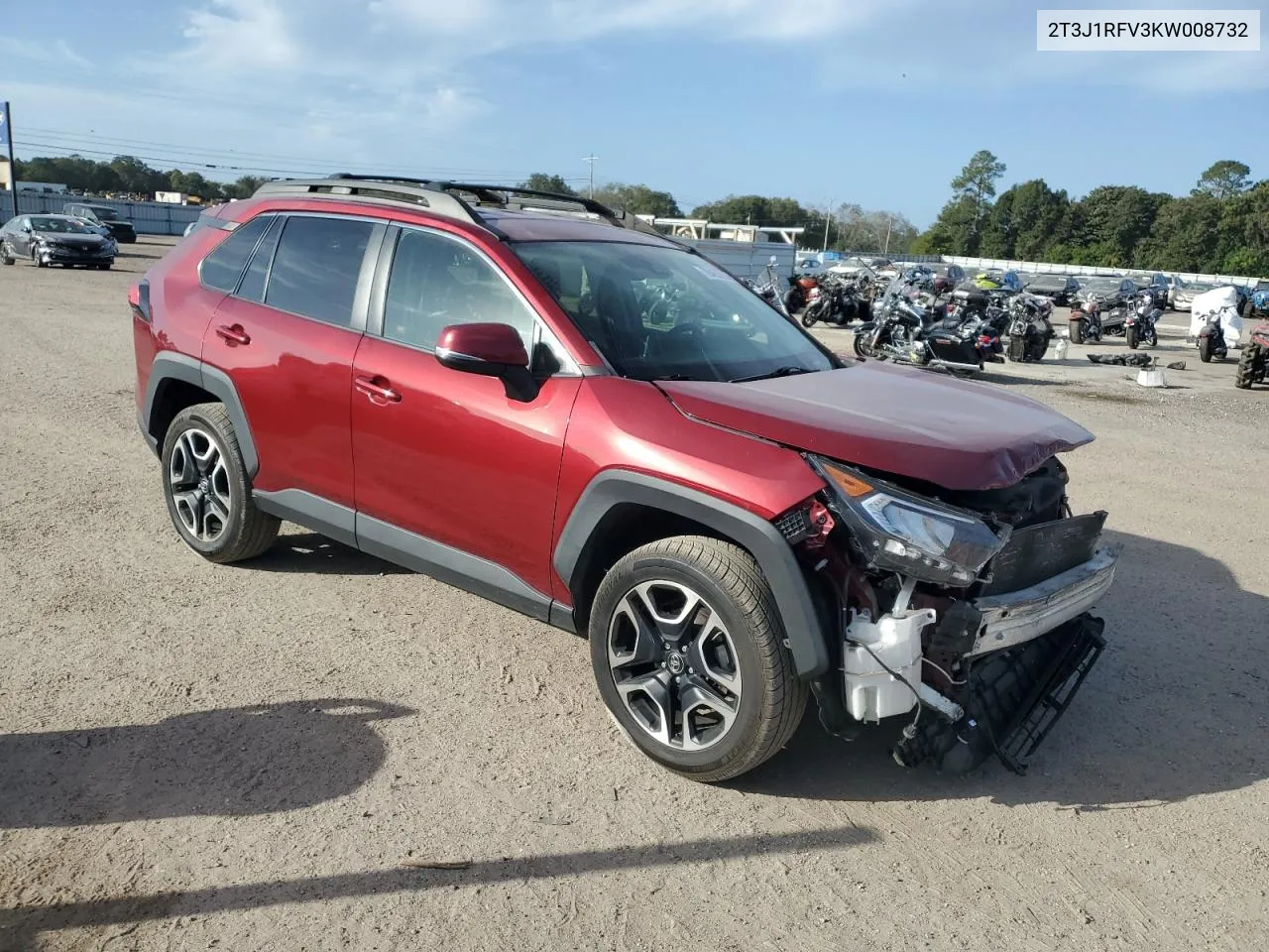 2019 Toyota Rav4 Adventure VIN: 2T3J1RFV3KW008732 Lot: 78455314