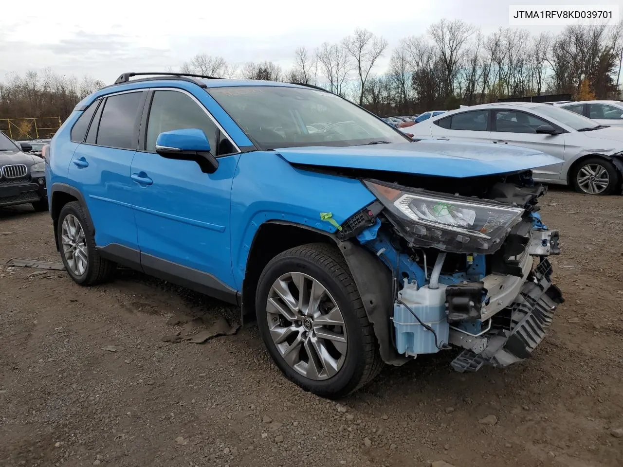 2019 Toyota Rav4 Xle Premium VIN: JTMA1RFV8KD039701 Lot: 78604554