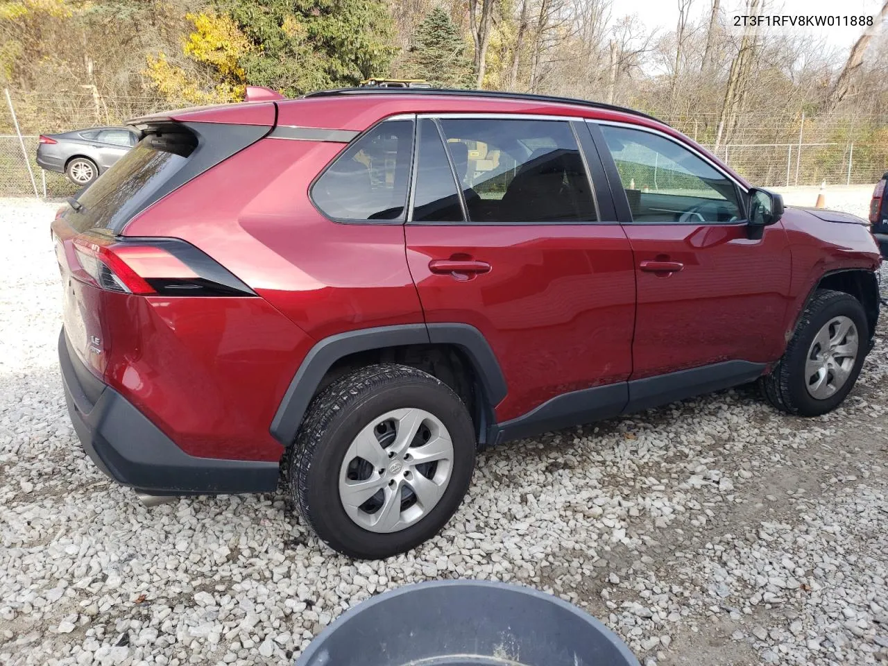 2019 Toyota Rav4 Le VIN: 2T3F1RFV8KW011888 Lot: 78631434