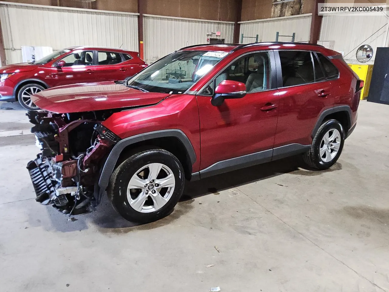 2019 Toyota Rav4 Xle VIN: 2T3W1RFV2KC005439 Lot: 78803464