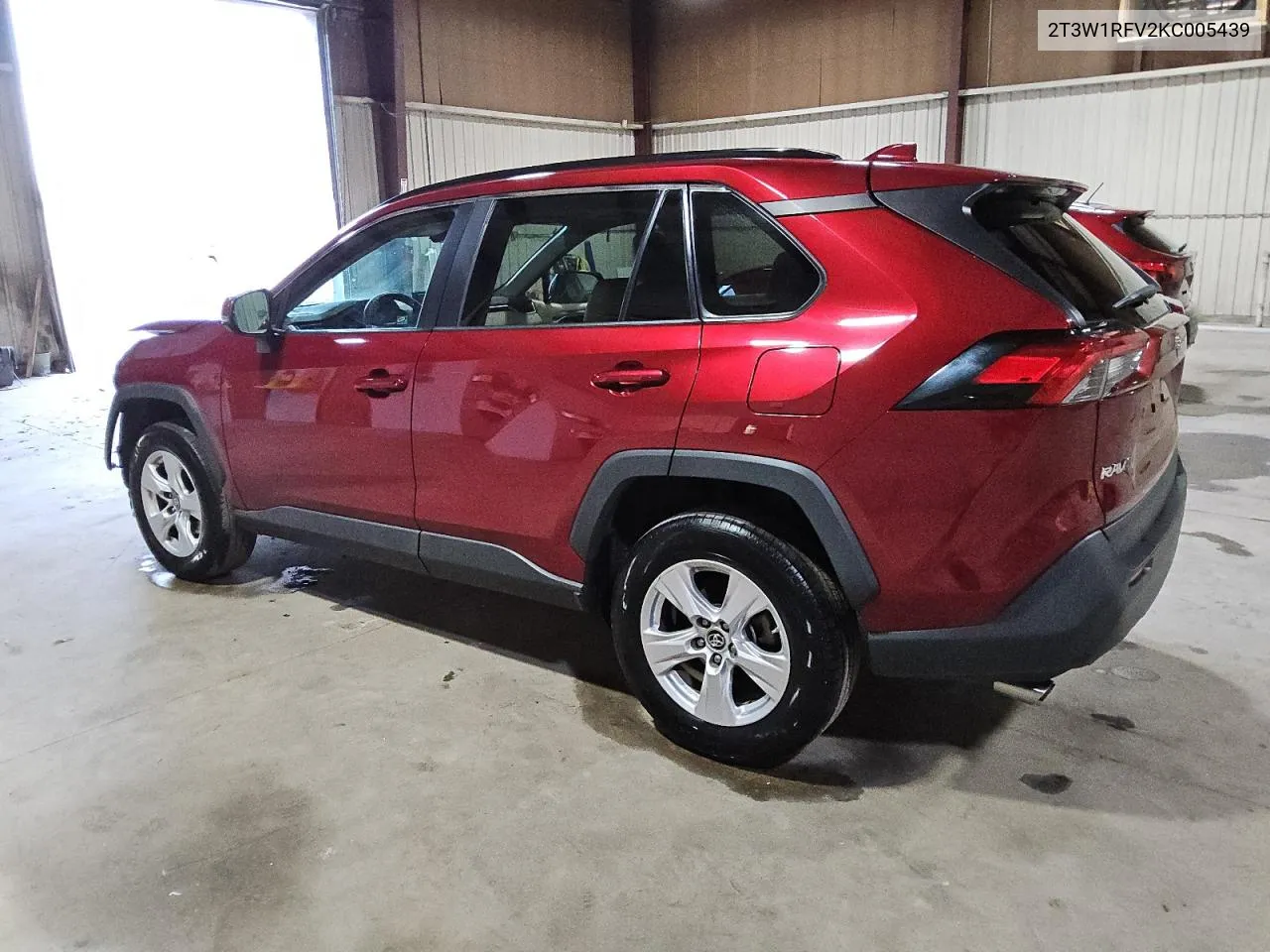 2019 Toyota Rav4 Xle VIN: 2T3W1RFV2KC005439 Lot: 78803464