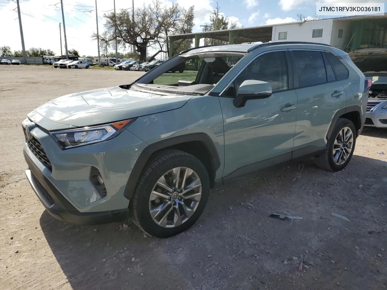 2019 Toyota Rav4 Xle Premium VIN: JTMC1RFV3KD036181 Lot: 78906964