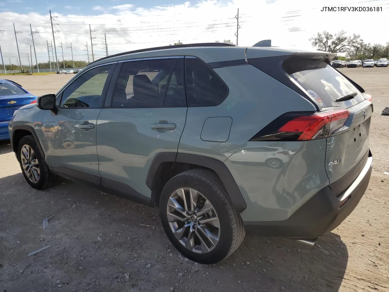 2019 Toyota Rav4 Xle Premium VIN: JTMC1RFV3KD036181 Lot: 78906964