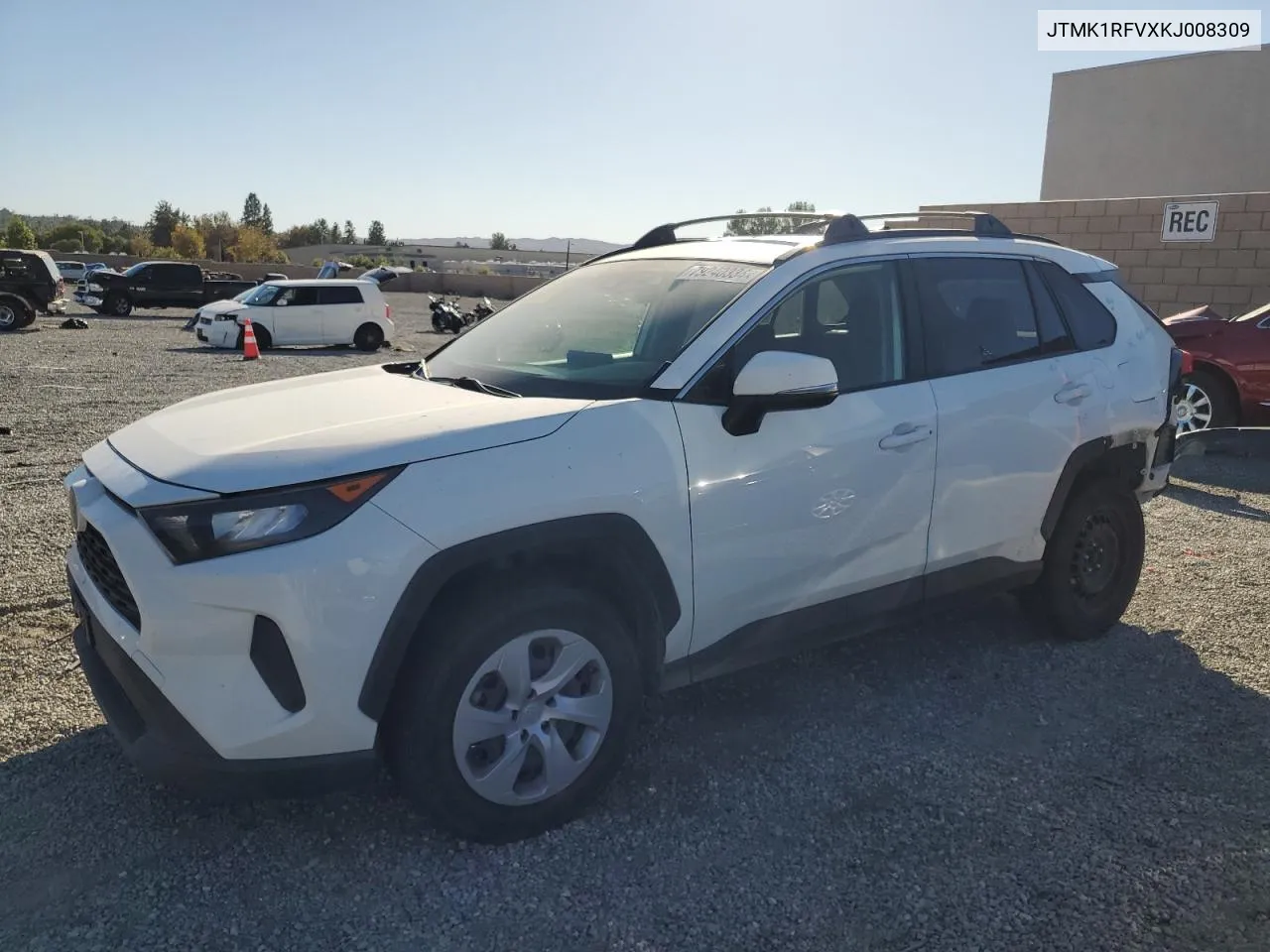 JTMK1RFVXKJ008309 2019 Toyota Rav4 Le