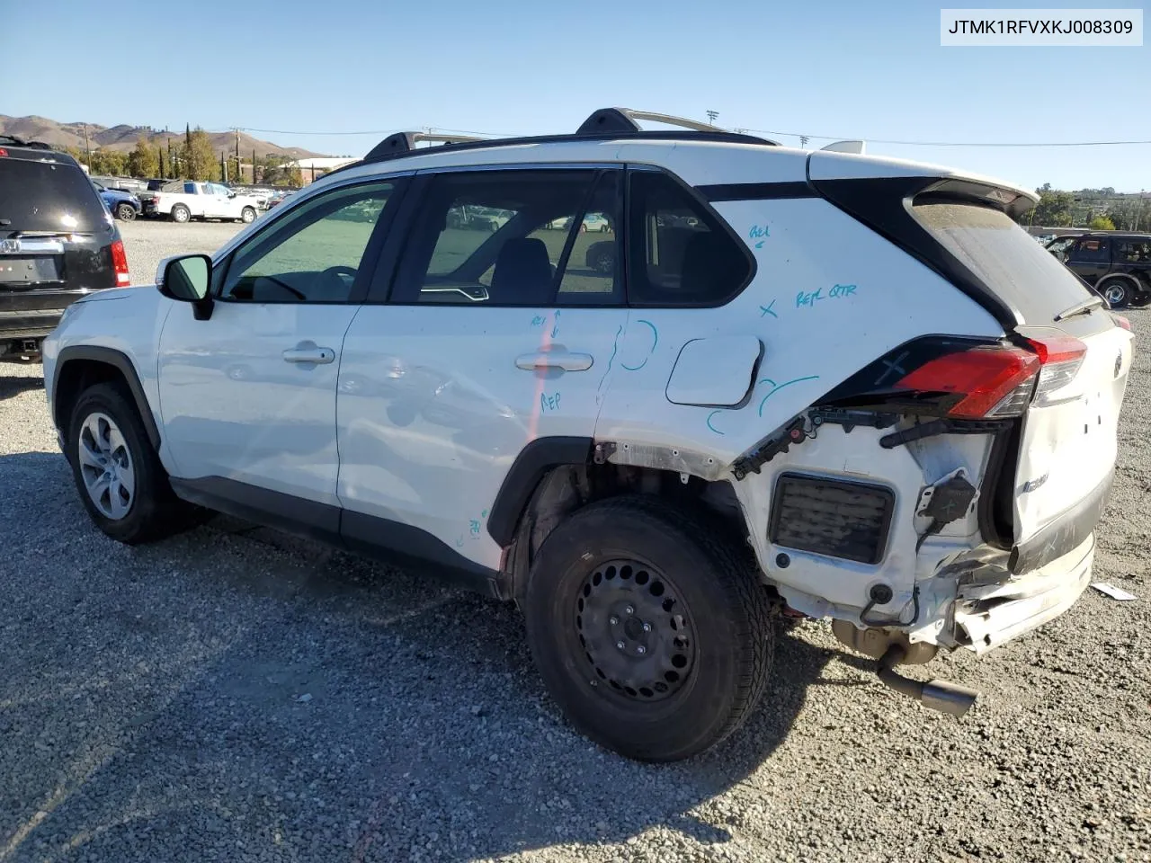 JTMK1RFVXKJ008309 2019 Toyota Rav4 Le