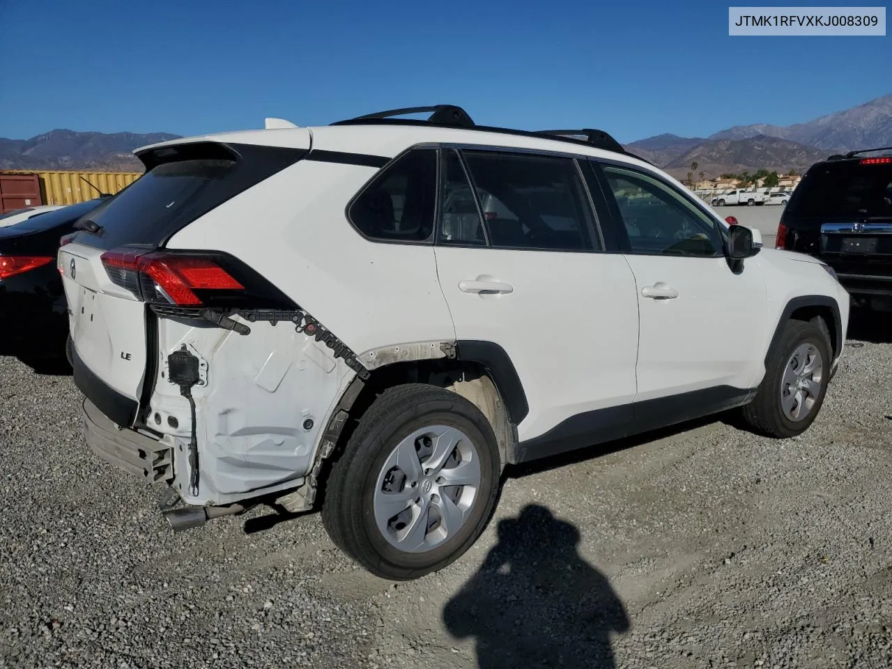 JTMK1RFVXKJ008309 2019 Toyota Rav4 Le