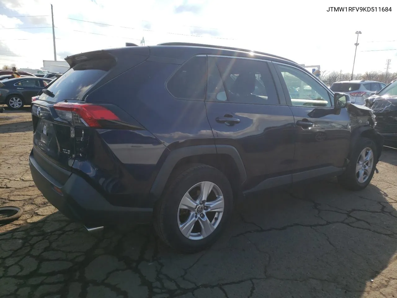 2019 Toyota Rav4 Xle VIN: JTMW1RFV9KD511684 Lot: 79354624