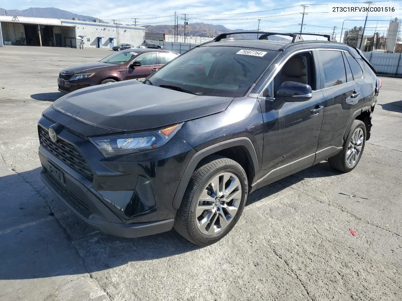 2019 Toyota Rav4 Xle Premium VIN: 2T3C1RFV3KC001516 Lot: 79567764