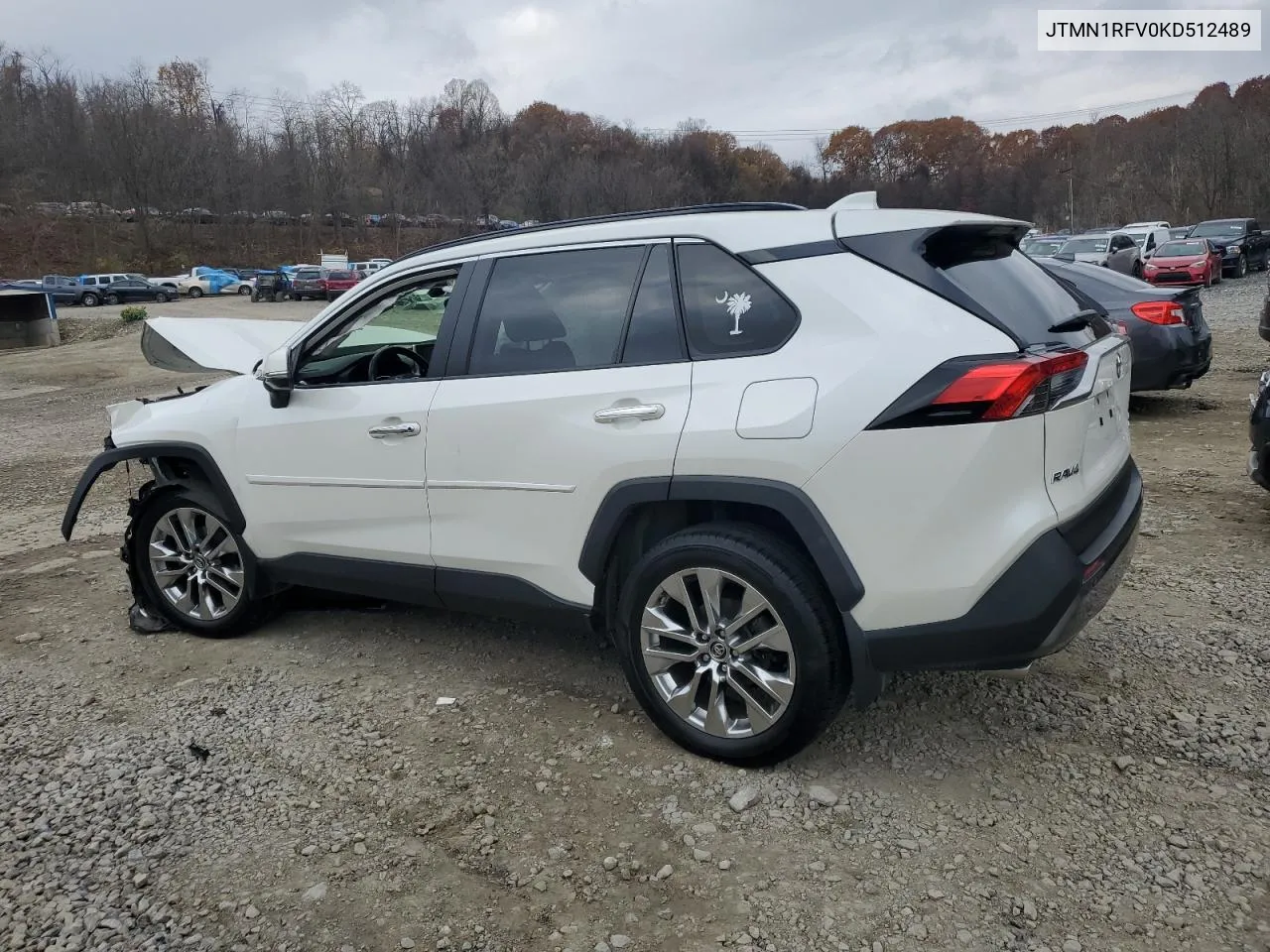 2019 Toyota Rav4 Limited VIN: JTMN1RFV0KD512489 Lot: 79691624