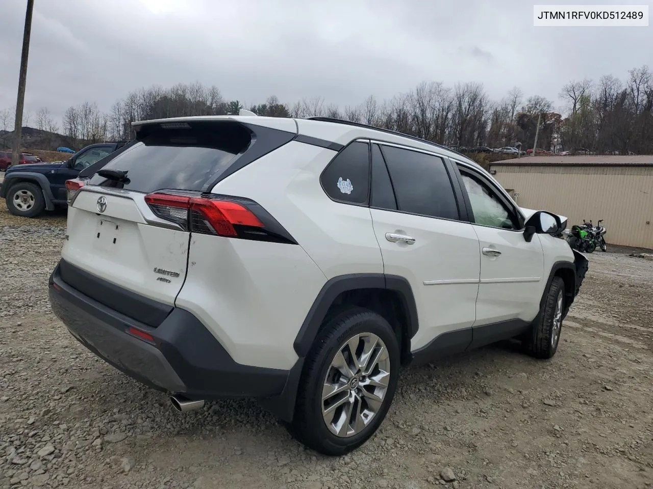 2019 Toyota Rav4 Limited VIN: JTMN1RFV0KD512489 Lot: 79691624