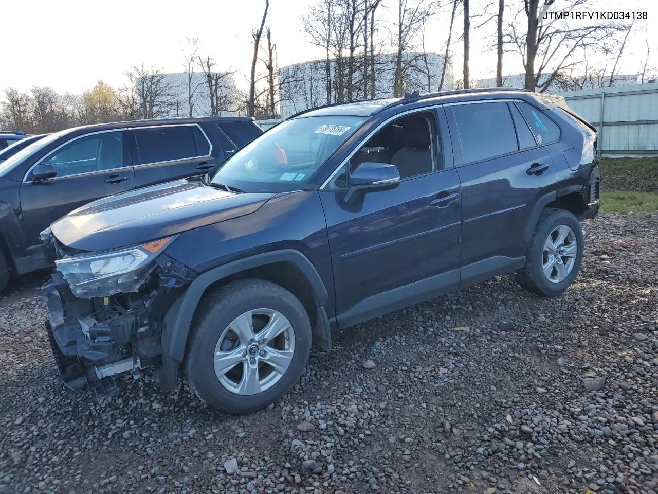 2019 Toyota Rav4 Xle VIN: JTMP1RFV1KD034138 Lot: 79778104