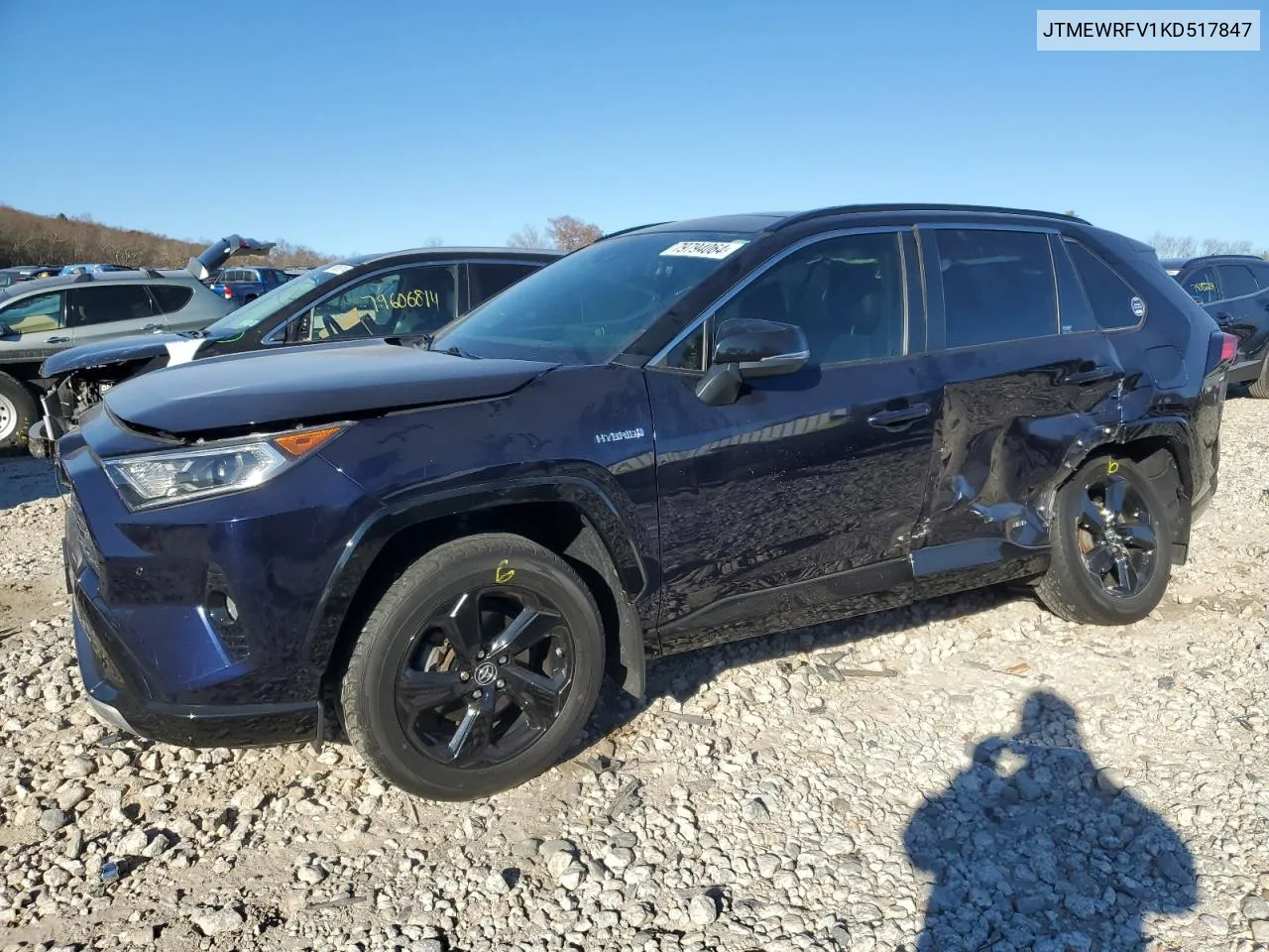 2019 Toyota Rav4 Xse VIN: JTMEWRFV1KD517847 Lot: 79794064