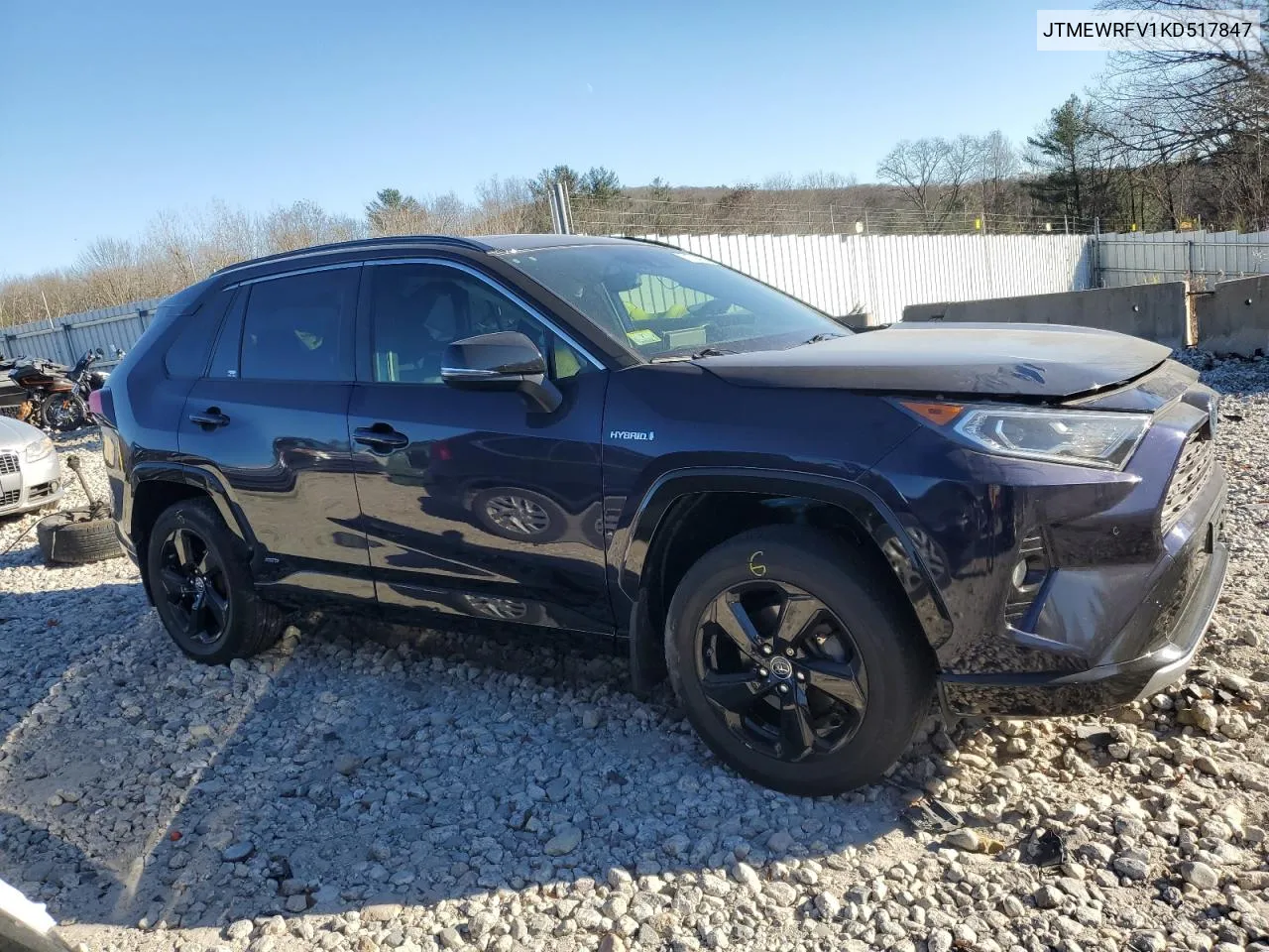 2019 Toyota Rav4 Xse VIN: JTMEWRFV1KD517847 Lot: 79794064