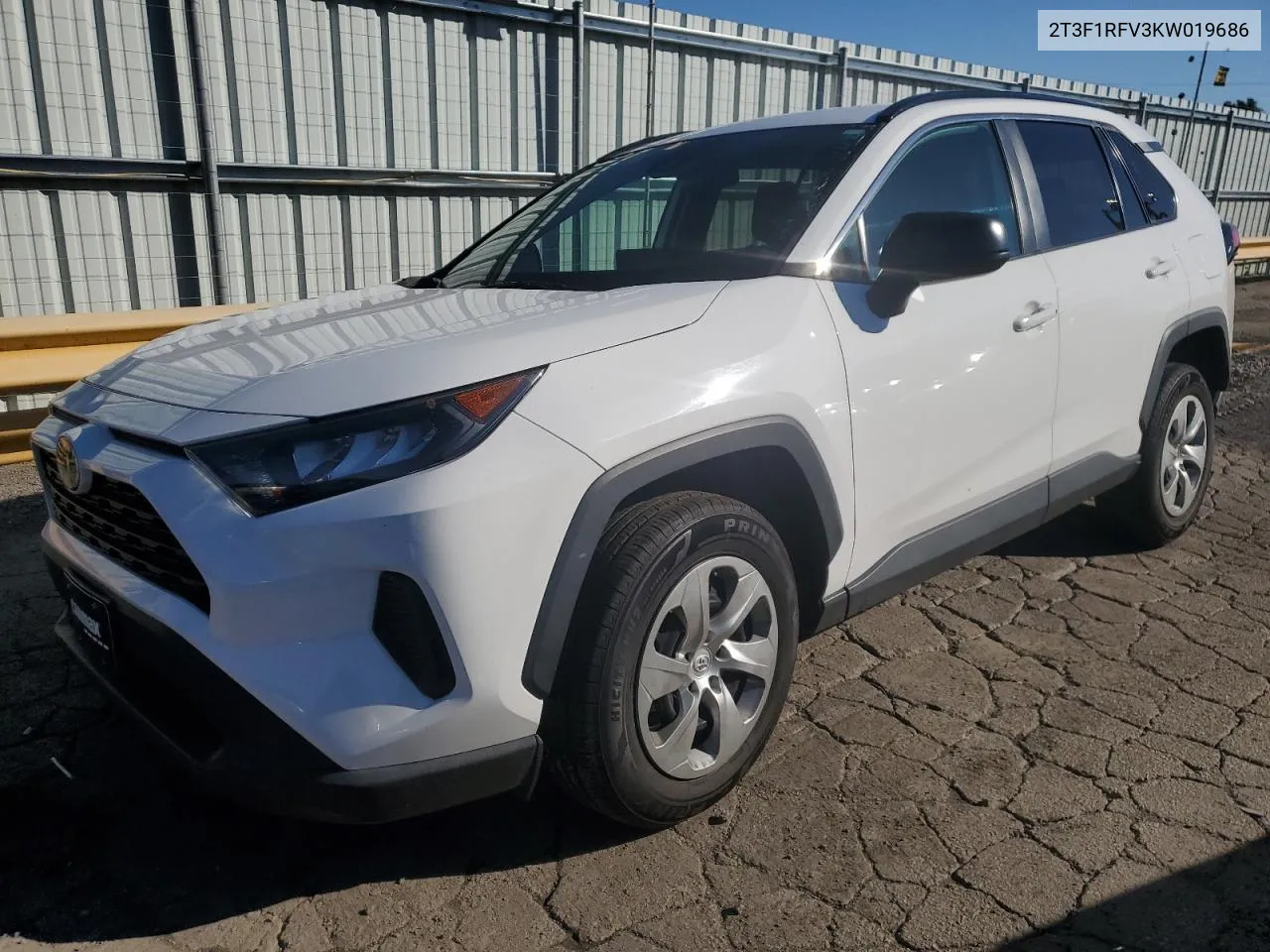 2019 Toyota Rav4 Le VIN: 2T3F1RFV3KW019686 Lot: 79914324