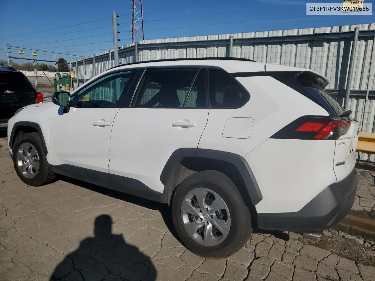 2019 Toyota Rav4 Le VIN: 2T3F1RFV3KW019686 Lot: 79914324