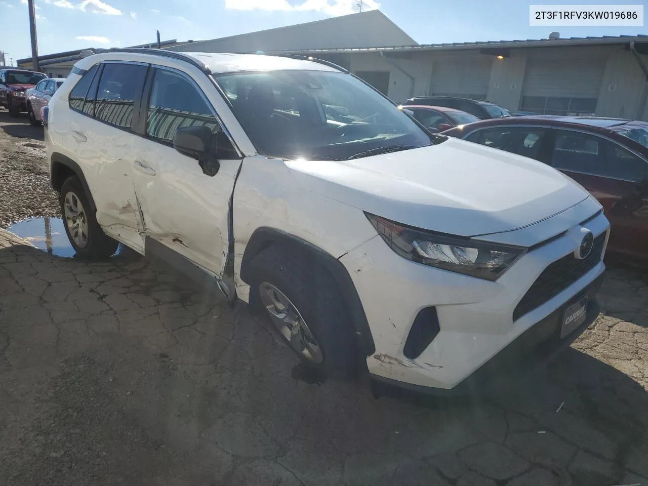 2019 Toyota Rav4 Le VIN: 2T3F1RFV3KW019686 Lot: 79914324