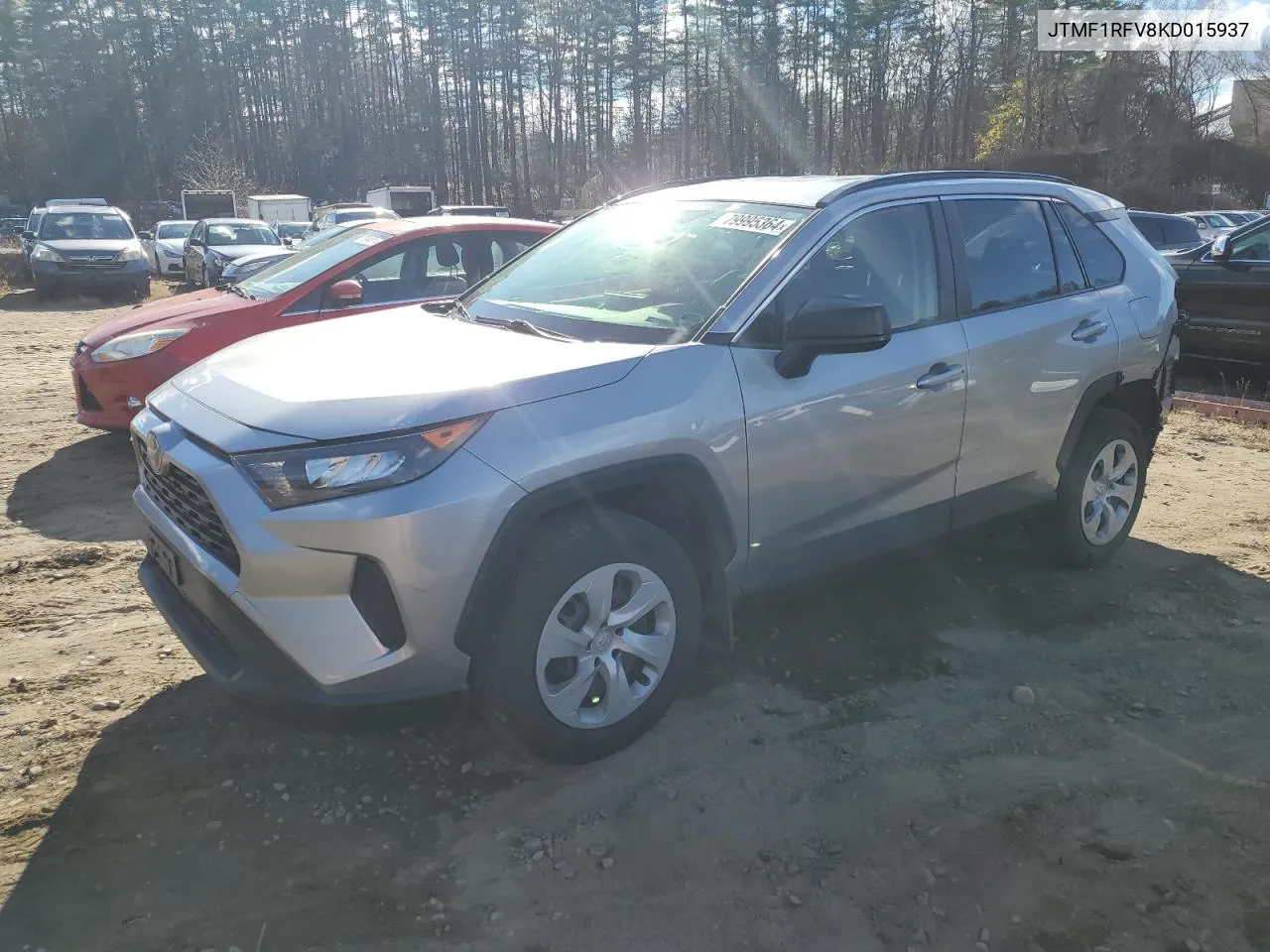 JTMF1RFV8KD015937 2019 Toyota Rav4 Le