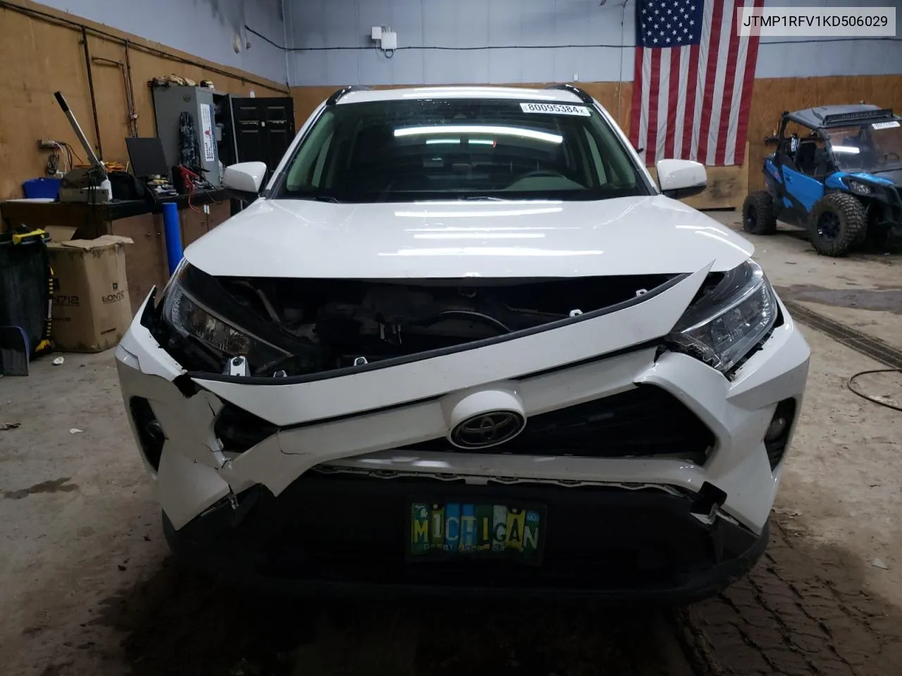 2019 Toyota Rav4 Xle VIN: JTMP1RFV1KD506029 Lot: 80095384