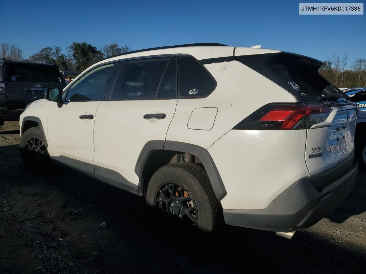 2019 Toyota Rav4 Le VIN: JTMH1RFV6KD017386 Lot: 80112614